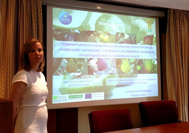 Cristina Pereira, autora de la tesis